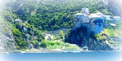Dionissiou monastery, Athos Peninsula, Mount Athos, Chalkidiki, Greece