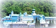 Saint Panteleimon Monastery, Athos Peninsula, Mount Athos, Chalkidiki, Greece