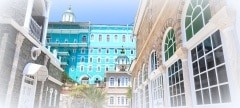 Russian St. Pantaleon Orthodox monastery at Mount Athos