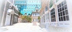 Russian St. Pantaleon Orthodox monastery at Mount Athos