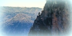 Mountain in the gorge of Vikos in Greece. Zagoria region.  Nati
