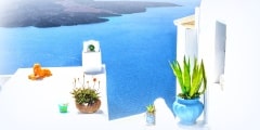 View on Santorini Island, Greece