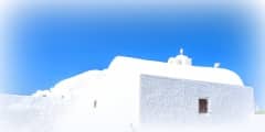 Santorini Oia White Church
