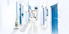 Mykonos streetview, Greece