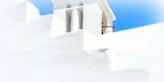 Traditional greek church in Mykonos, Greece.