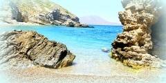 Kaladi beach in kithira