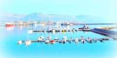 Port of Chios Island Greece