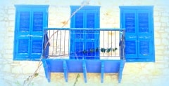 Kastellorizo facade-Greece