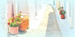 Greek traditional house located at Kithyra island