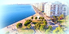 The waterfront of Thessaloniki, Greece