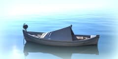 Boats and ships on the Aegean sea on Thessaloniki seafront in Gr
