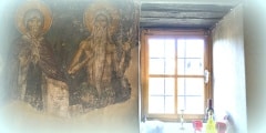 Frescos inside the church of Saint Nicholas Orphanos, Thessaloniki, Greece