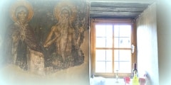 Frescos inside the church of Saint Nicholas Orphanos, Thessaloniki, Greece