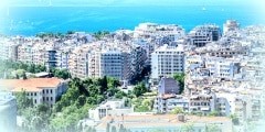 Aerial view of Thessaloniki, Greece.