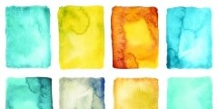 Abstract watercolor painted backgrounds