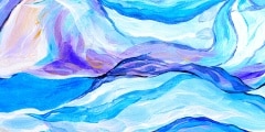 Abstract watercolor painting, Gouache painting on paper texture