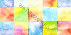 Abstract  square watercolor painted background