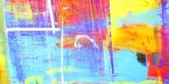 Abstract art background. Oil painting on canvas. Black, white and yellow texture. Fragment of artwork. Spots of oil paint. Brushstrokes of paint. Hand-painted. Modern art. Contemporary art