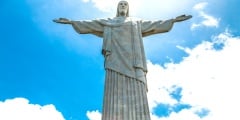 Christ the Redeemer in Rio de Janeiro, Brazil.