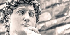 Michelangelo's David Statue, Italian Art Symbol