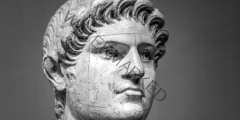 Marble head of Nero   Roman Emperor