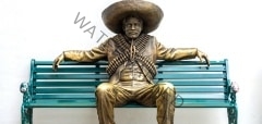 Mexican man statue