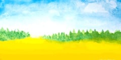 abstract watercolor landscape background