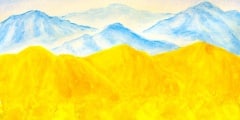 Hills blue and yellow