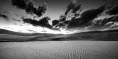 Black and White Desert Landscape
