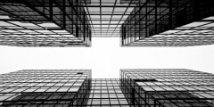 Glass Skyscraper Background, Hong Kong
