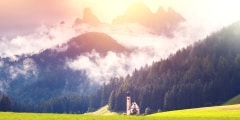 magical mountain landscape