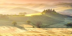 Beautiful tuscan landscape view