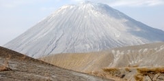 Ol Doinyo Lengai volcano, Great Rift Valley, Tanzania, Eastern Africa