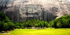 Stone Mountain Historical Monument in Atlanta Georgia USA
