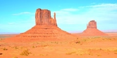 Monument Valley is a region of the Colorado Plateau characterize